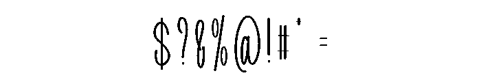 Old Valentine Font OTHER CHARS