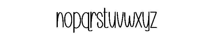 Old Valentine Font LOWERCASE