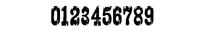 Old West Rebel Regular Font OTHER CHARS