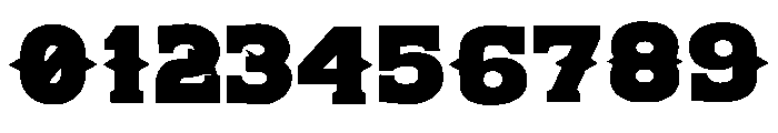 Old West Regular Font OTHER CHARS