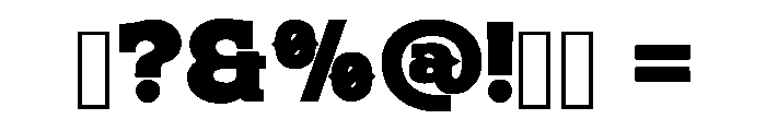 Old West Regular Font OTHER CHARS