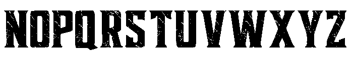 Old Western Font LOWERCASE