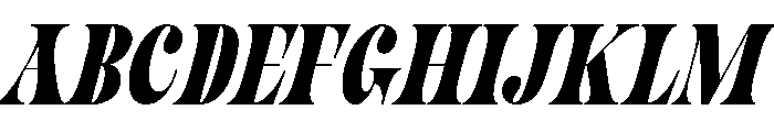 Olde Acosali Italic Font UPPERCASE
