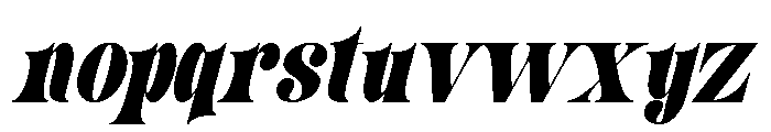 Olde Acosali Italic Font LOWERCASE