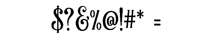 Olde Victorian Font OTHER CHARS