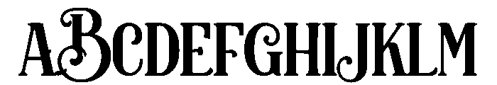 Olde Victorian Font UPPERCASE