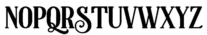 Olde Victorian Font UPPERCASE