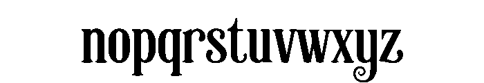 Olde Victorian Font LOWERCASE