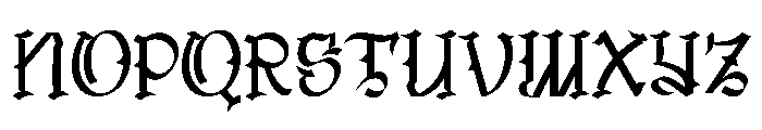 Olden Stones Font UPPERCASE