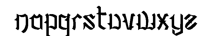 Olden Stones Font LOWERCASE