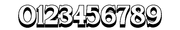 Oldhrip 3D Extrude Font OTHER CHARS