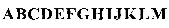 Oldink Organic Font UPPERCASE