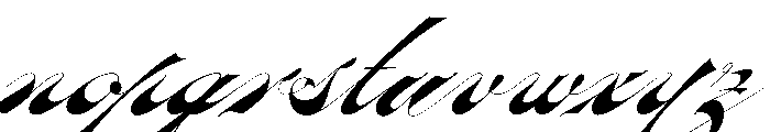 OldisireScript Font LOWERCASE