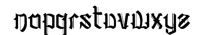 Oldstone Lines Font LOWERCASE