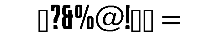 Oldtown Bold Regular Font OTHER CHARS