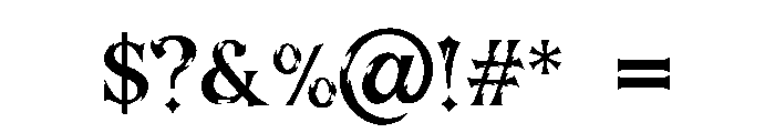 Olepus Font OTHER CHARS