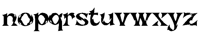 Olepus Font LOWERCASE