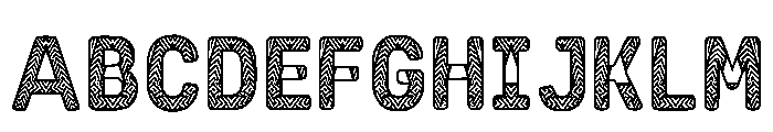 Olesya Regular Font UPPERCASE