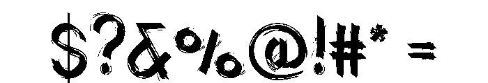 Oligarchs Land Font OTHER CHARS