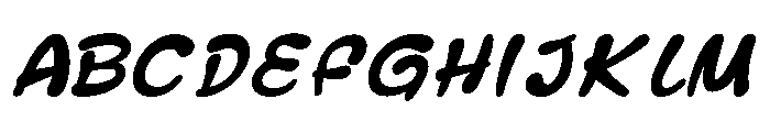 Oligeb Regular Font UPPERCASE