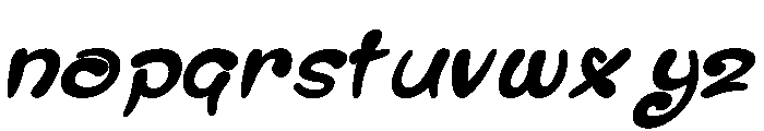 Oligeb Regular Font LOWERCASE
