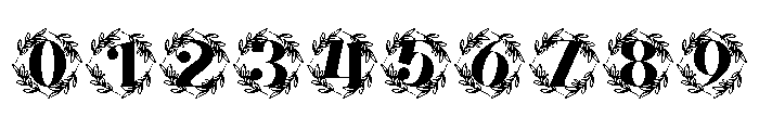 Olivara Monogram Font OTHER CHARS