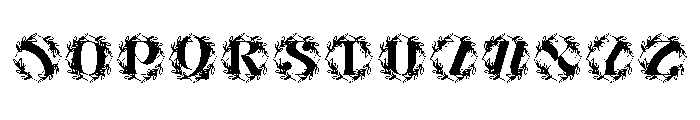 Olivara Monogram Font LOWERCASE