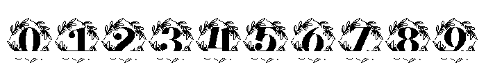 Olivara Split Monogram Font OTHER CHARS