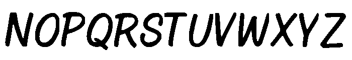 Olive_Drab Font UPPERCASE