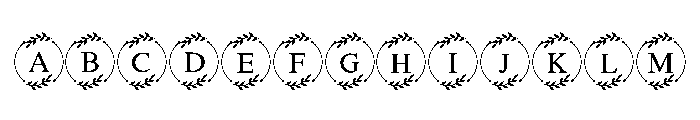 Olive Heart Frame FONT