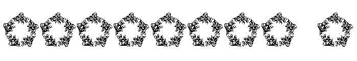 Oliveora Monogram Font OTHER CHARS