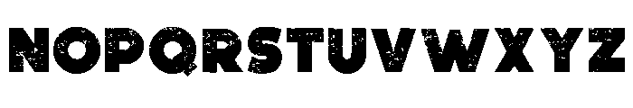 Oliver Grunge Regular Font LOWERCASE