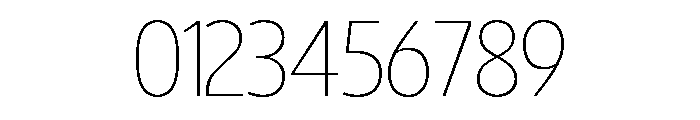 Oliverna Thin Font OTHER CHARS