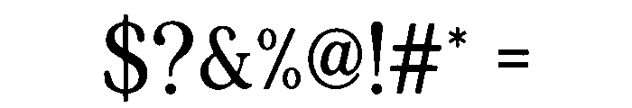 Olivia Serif Font OTHER CHARS