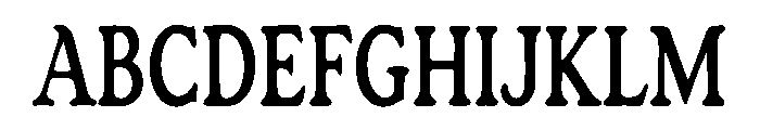 Olivia Serif Font UPPERCASE