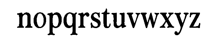 Olivia Serif Font LOWERCASE