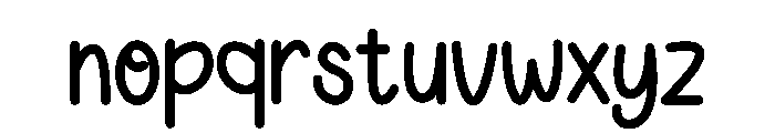 OliviaRose Font LOWERCASE