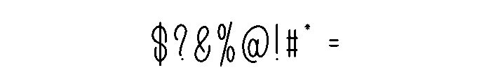 Olivrae Font OTHER CHARS