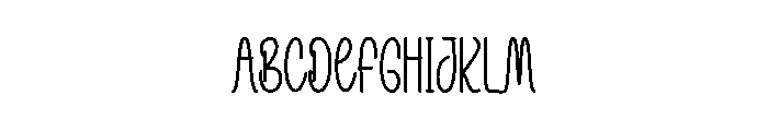 Olivrae Font UPPERCASE