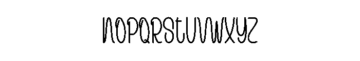 Olivrae Font LOWERCASE