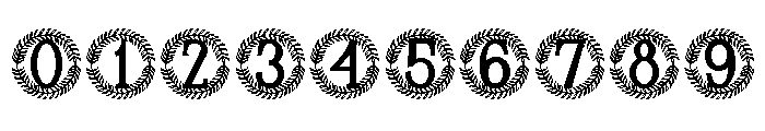 Olmaria Monogram Font OTHER CHARS