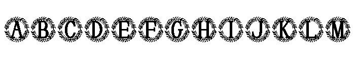 Olmaria Monogram Font UPPERCASE