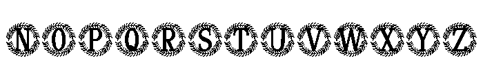 Olmaria Monogram Font UPPERCASE