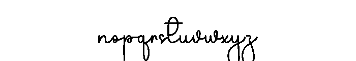 Olshop Font LOWERCASE