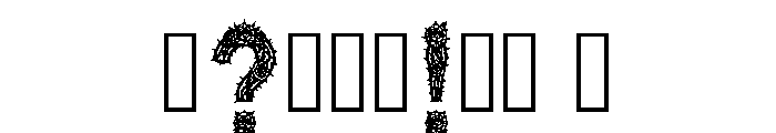Olvian Regular Font OTHER CHARS