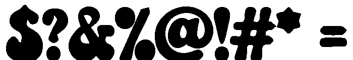 Olygan Retro Font OTHER CHARS