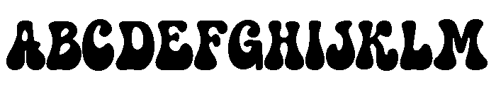 Olygan Retro Font UPPERCASE