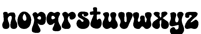 Olygan Retro Font LOWERCASE