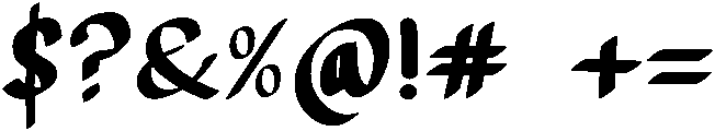 OLIVIA Regular otf (400) Font OTHER CHARS