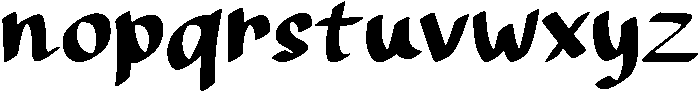 OLIVIA Regular otf (400) Font LOWERCASE